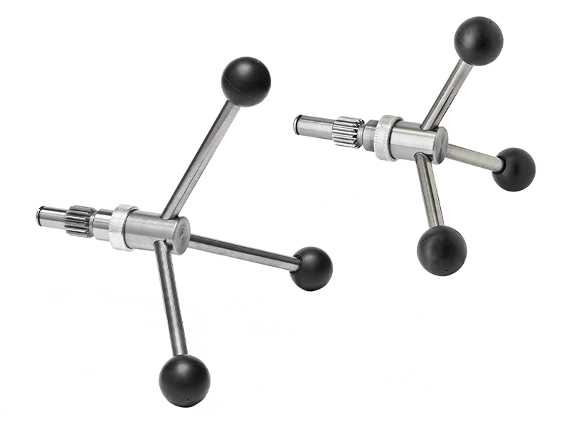 3-Speichen Drehkreuz z- und Y-Achse