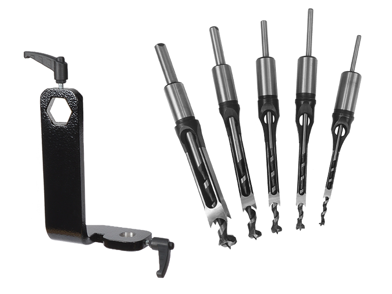 Vorrichtung und Stemmlochbohrer