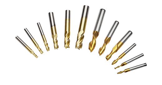 Fräser Satz "TITAN" beschichtet